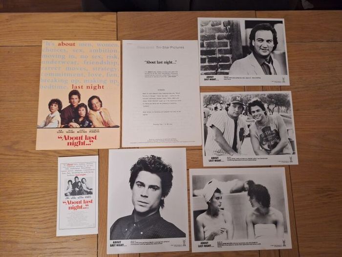 1986 About Last Night Press Kit