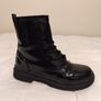 Black Patent Boots Image 4