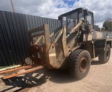 JCB 410  wheel loader forklift EX MOD For sale