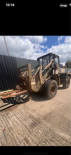 JCB 410  wheel loader forklift EX MOD For sale