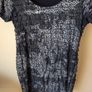 J'Aime la Vie Dress Navy/Silver Size 14 Image 3