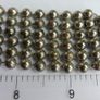 Vintage 18K Gold Plated Silver Color Beaded Ball Necklace V style Image 8