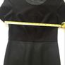 Black Dress/Leather Skirt Effect: Size 10 Image 2