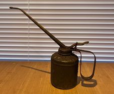 Vintage Wesco Oil Can / Pump Oiler