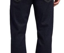 Lee Men's Jeans, Rider, Slim Fit, Straight, Black, XXL, 38/32