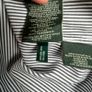 LAUREN RALPH LAUREN Fitted Non Iron Mens Shirt Grey\White Striped 15.5 E39 Image 9