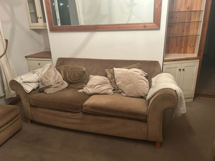 brown couch