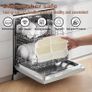 Brand New Snack Box 4-Compartment Leakproof Portable Organizer for Snacks & Fruit Image 5