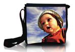 Personalised Large Shoulder Bag, Black / back to school stationery