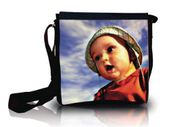 Personalised Large Shoulder Bag, Black / back to school stationery