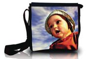 Personalised Large Shoulder Bag, Black / back to school stationery