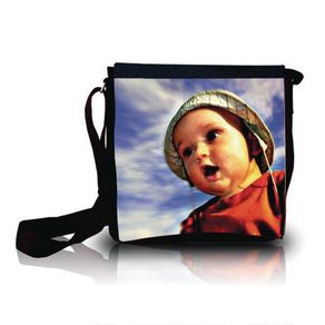 Personalised Large Shoulder Bag, Black / back to school stationery