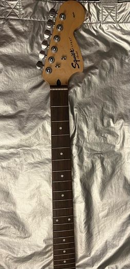 Fender Stratocaster squier Neck fretboard with tuners machine heads made in Indonesia electric guitar parts accessories