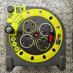 Brand New Masterplug 15m Pro XT Case Cable Reel