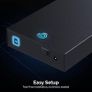 Sabrent Hard Drive Enclosure, Lightning Fast Transfer Speeds 5Gbps, SATA to USB HDD Enclosure for 2.5 3.5 inch SSD HDD Disks - 22TB, USB Cable Included, Tool-free Hard Drive Docking Station (EC-KSL3) - Boxed Image 4
