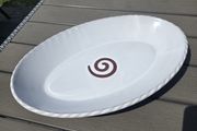 Large Stephen Pearce Pottery Oval  Bowl Platter