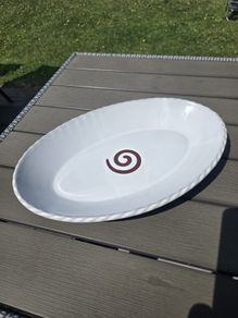 Large Stephen Pearce Pottery Oval  Bowl Platter