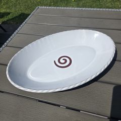 Large Stephen Pearce Pottery Oval  Bowl Platter