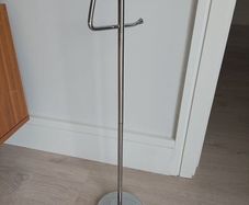 Toilet roll holder, chrome-plated