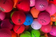 Coloured Golf Balls, Grade A, Assorted Brands - Excellent Condition, Great Value