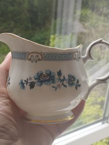 Vintage bone china milk jug.