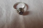 vintage sterling silver and ametyhst ring