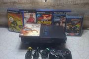 PlayStation 2 Phat Fat Video Gaming Console  Bundle Tested Controller Games