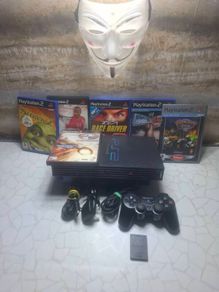 PlayStation 2 Phat Fat Video Gaming Console  Bundle Tested Controller Games