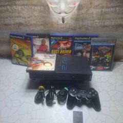 PlayStation 2 Phat Fat Video Gaming Console  Bundle Tested Controller Games