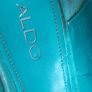 ALDO suede aqua peep toe heels Sz 40 (Fit 7UK) Image 6