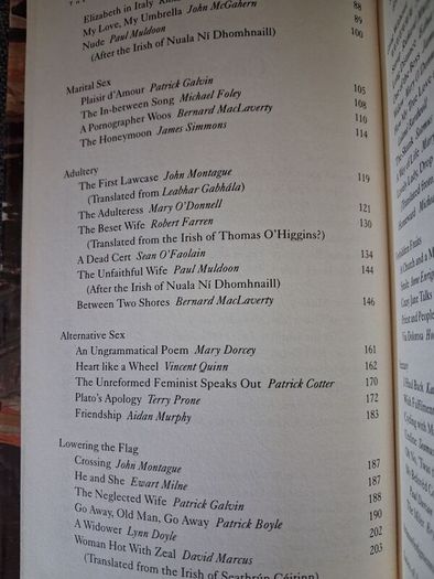 The Irish Eros / Ishish Short Stories & Poems on Sexual Themes / David Marcus / 1996