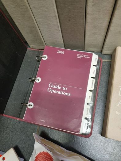 Vintage IBM Microsoft Lotus Novell Software Manuals  Binders Job Lot 1980s 90s