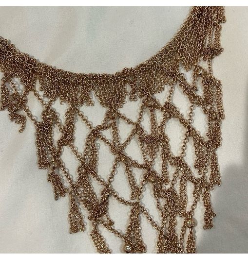 Kendra Scott Chain Bib Necklace with CZ
