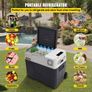 12 Volt Car Refrigerator Fridge, 50 L Single Zone Portable Freezer with Wheels and Handle, DC and 100-240V AC Compressor Cooler for Outdoor, Camping Image 2