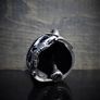 Bravo 3D Viking Helmet Skull Guardian Spirit Bell Motorcycle Motorbike Biker Gift Image 3
