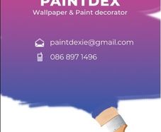 Painting, wallpapering & tilling   Web: http://paintdex.ie/