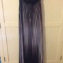 Black/grey halter neck dress. Image 3