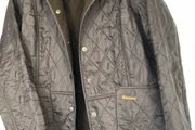 Barbour liddesdale brown quilted jacket
