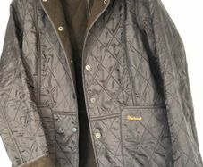 Barbour liddesdale brown quilted jacket