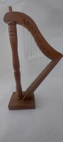handcrafted wooden display harp ,,lovely display item for any man cave pub restaurant etc etc etc, buyer collects or pays postage.