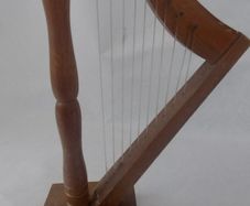 handcrafted wooden display harp ,,lovely display item for any man cave pub restaurant etc etc etc, buyer collects or pays postage.