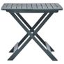 Folding Garden Table Green 79x72x70 cm Plastic Image 2