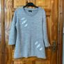 Tivoli of Ireland grey knit tunic style jumper. Size:Small Image 3