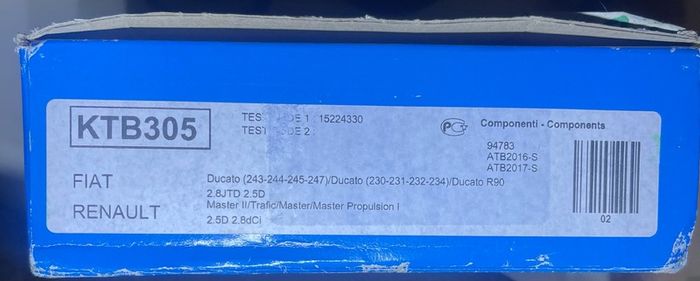 Timing belt kit Dayco KTB305
