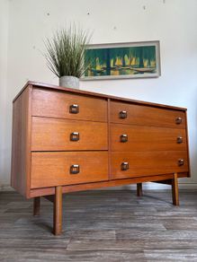 Vintage Retro Mid Century Teak Sideboard/Chest of Drawers by Symbol