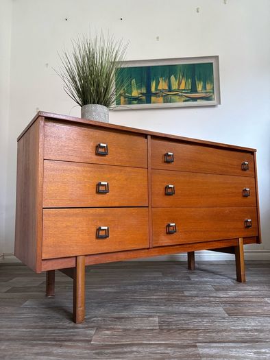Vintage Retro Mid Century Teak Sideboard/Chest of Drawers by Symbol