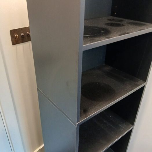 190cm Tall Bookcase 6 Tiers Slim Bookshelf with Adjustable Shelves