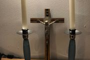 Crucifix and Pair of Candlesticks