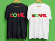 main image for ad Baby Yoda Love T-Shirt for adults and kids