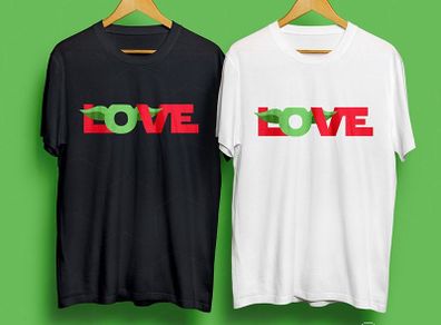Baby Yoda Love T-Shirt for adults and kids